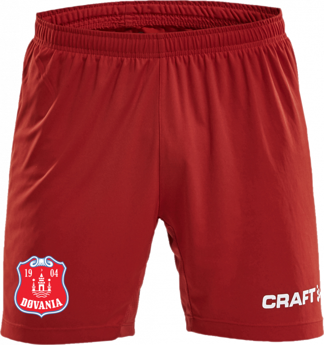Craft - Døvania Shorts Kids - Rojo & blanco