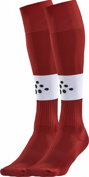 Craft - Døvania Football Sock - Vermelho & branco