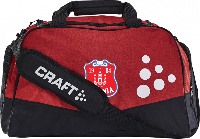 Craft - Døvania  Duffel Bag Medium - Czerwony & czarny